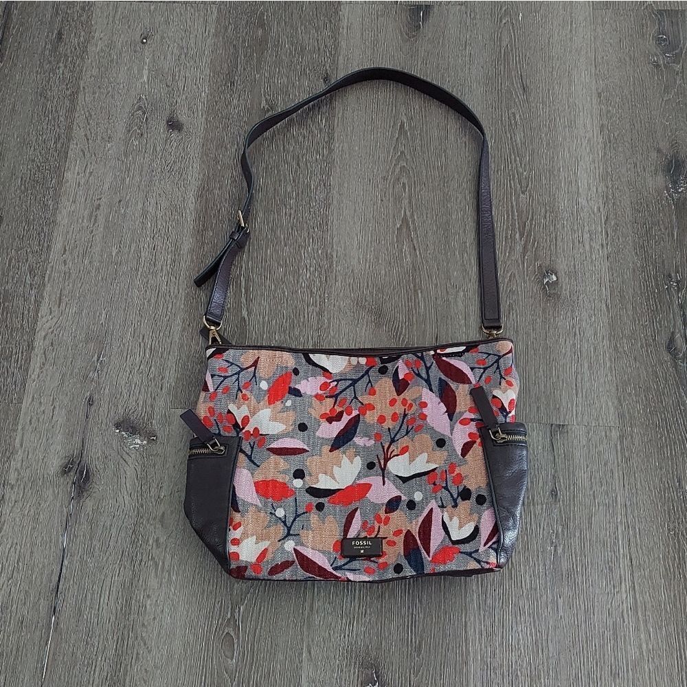 Fossil Floral Cherry Blossom Crossbody Bag